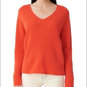 Maje Madina Orange Cashmere Sweater